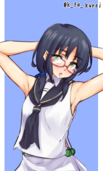 涼風～!!

好き。
#艦これ版深夜の真剣お絵描き60分一本勝負
#艦これ版真剣お絵描き60分一本勝負_20171007 