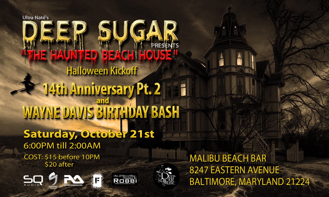 👻👻 my <a href="/DEEPSUGAR/">DEEP SUGAR</a> party is coming up #satoct21st #thehauntedbeachhouse yasss! #massive #sound #lighting and #design #Halloween #costume ❤️❤️