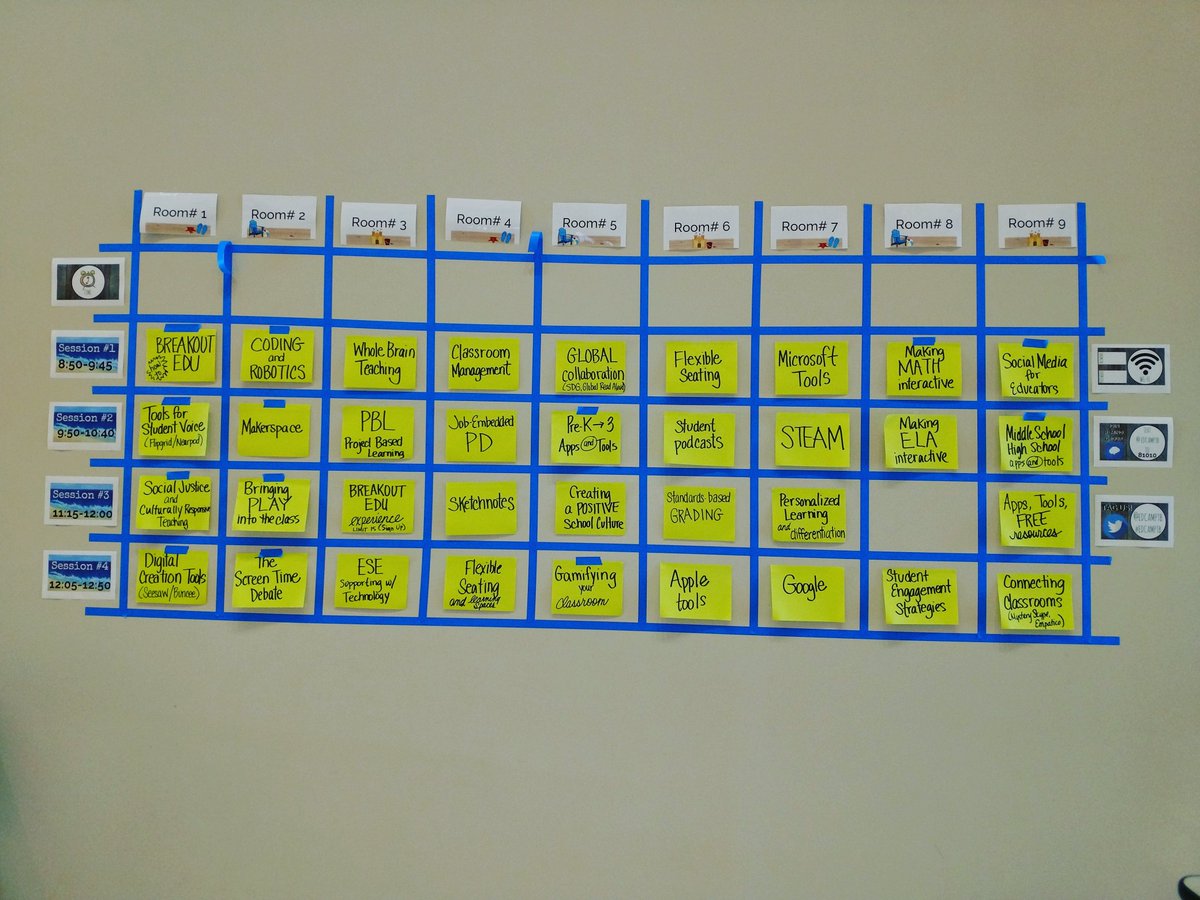 Look at the straight lines on that #edcamp board. @EdCampTampaBay  #EdCampTB #edcampusa #ocd <a href="/EdTechAmber/">Amber McCormick</a>