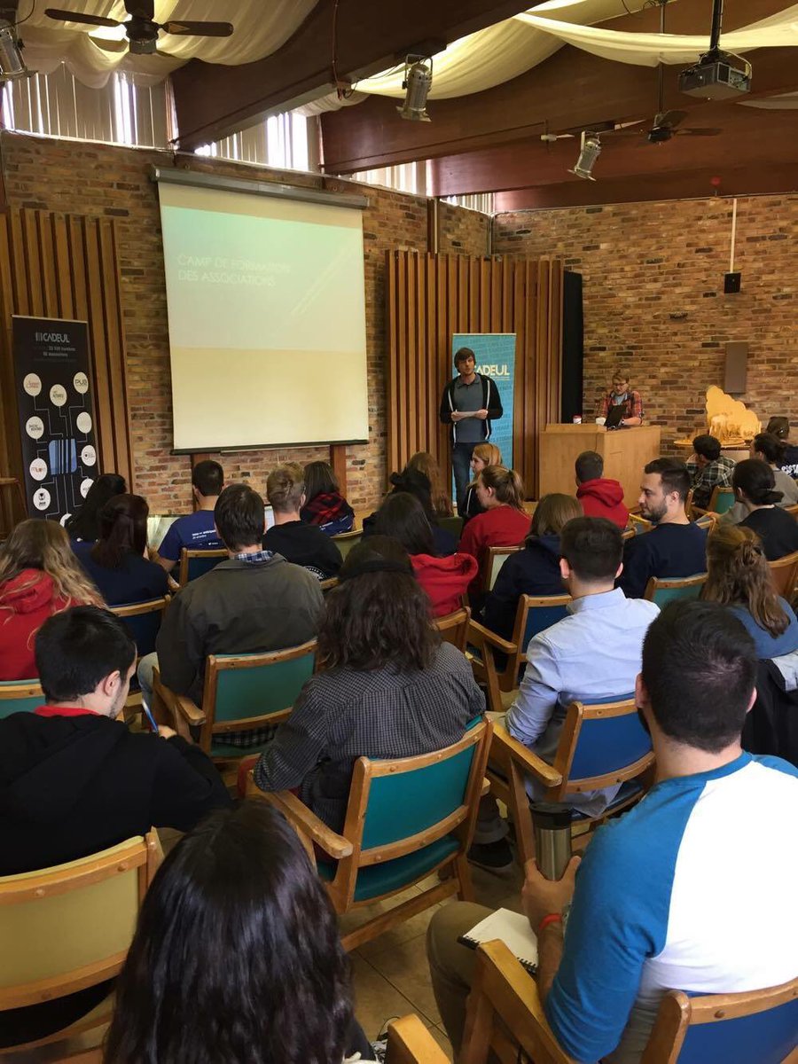 VanessaDesro's tweet photo. C’est parti pour le Camp de formation de la #CADEUL ! #CFA17 #foretmontmorency #ulaval https://t.co/37jeQeJNbP