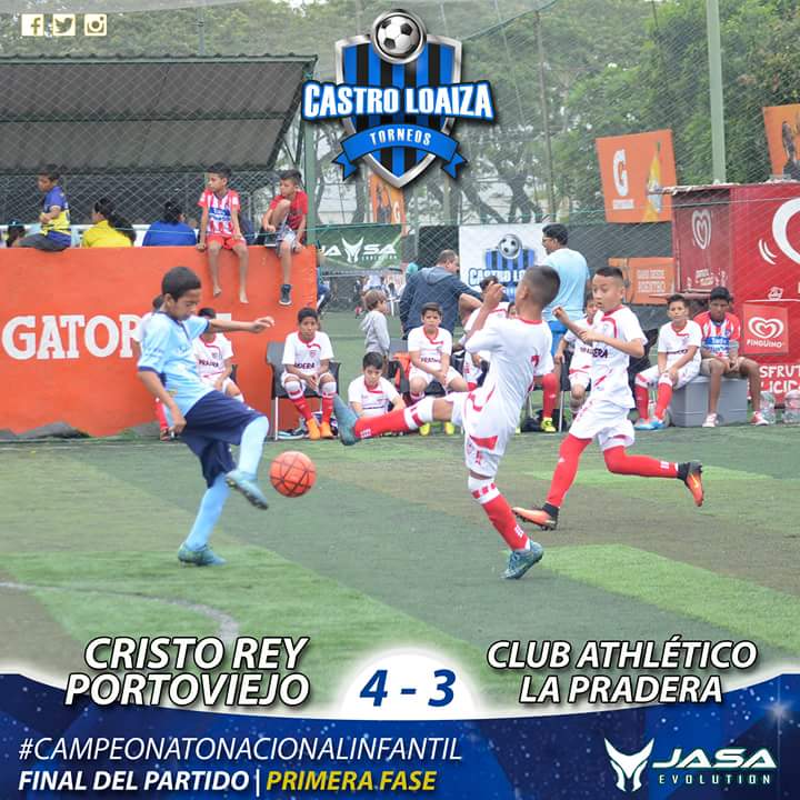 #CampeonatoNacionalInfantil | Resultados

En los últimos minutos Cristo Rey Portoviejo se lleva la victoria frente a La Pradera