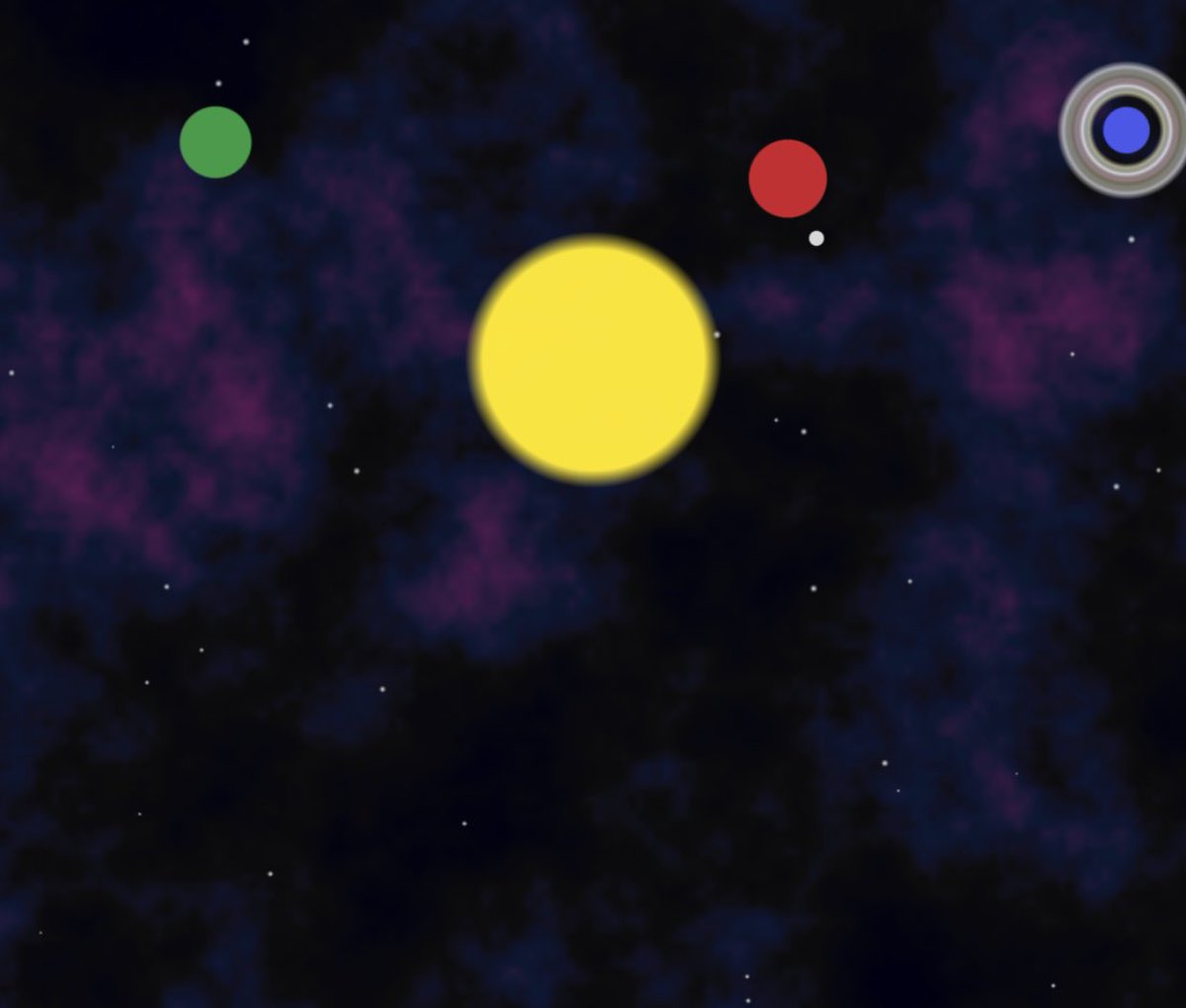 SinistralSoft's tweet photo. One of the endless possible procedurally generated nebula backgrounds. #gamedev #indiedev #screenshotsaturday https://t.co/vuLDeBaJQ4