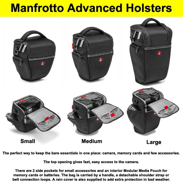 manfrotto large advanced camera holster