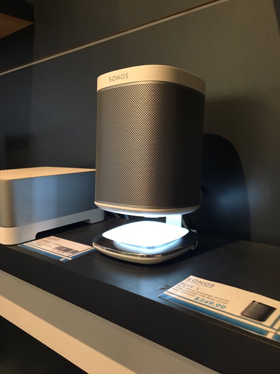 Natural_Sound_'s tweet photo. Make your @Sonos Play:1 the coolest nightlight with this pedestal! https://t.co/IwnI8nfhae