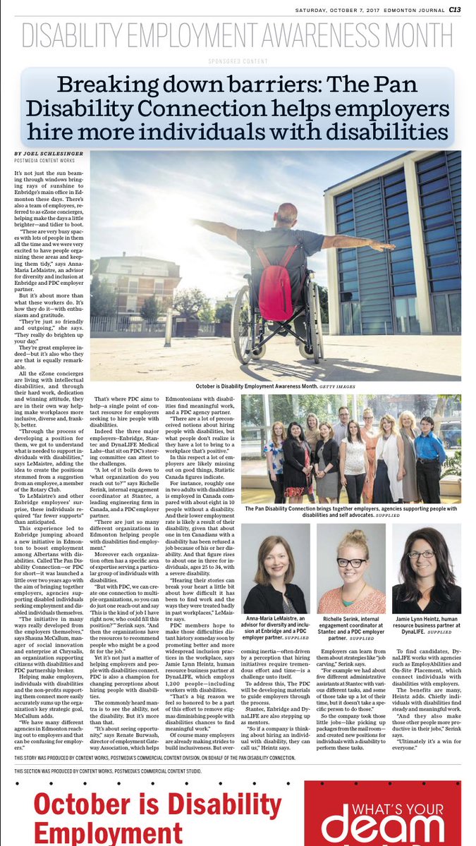 Be sure to pick up a copy of today's <a href="/edmontonjournal/">Edmonton Journal</a> or download the edm journal Epaper app to read the full #DEAM article (pg 49-51).