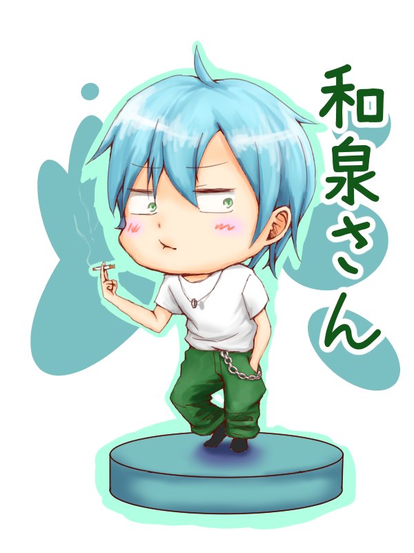 ゆるぎのサブ Izumi Nico25 ちびキャラいいね企画です プロフィールに煙草があったのでそれをメインイメージにして少しチャラめにしてみました お納めください T Co 5c5dn7jhlk Twitter