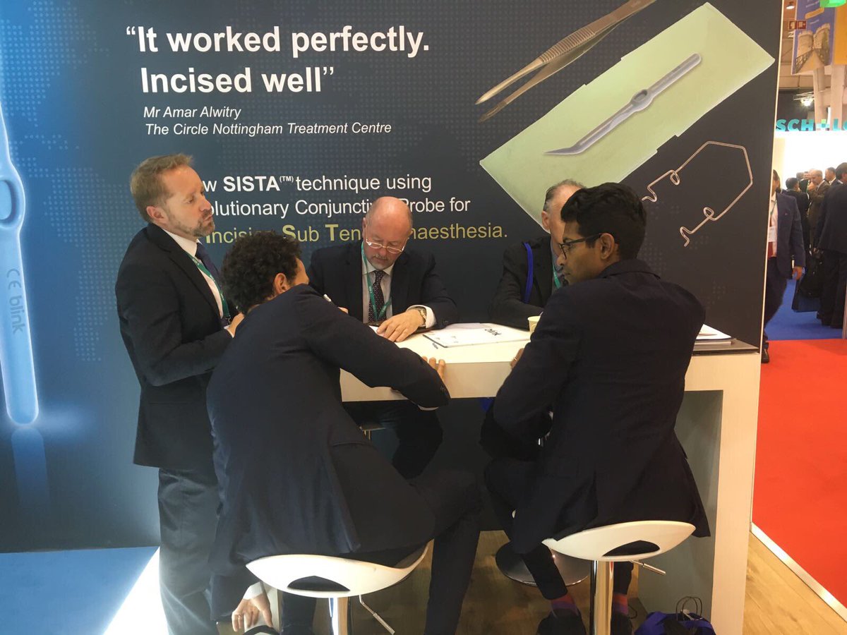 CorzaMedicalUK's tweet photo. Great to see our worldwide customers and distributors on the stand today @ESCRSofficial #ESCRS17 #ESCRS2017 #singleuseinstruments Booth P133 https://t.co/5joNNzKLd4