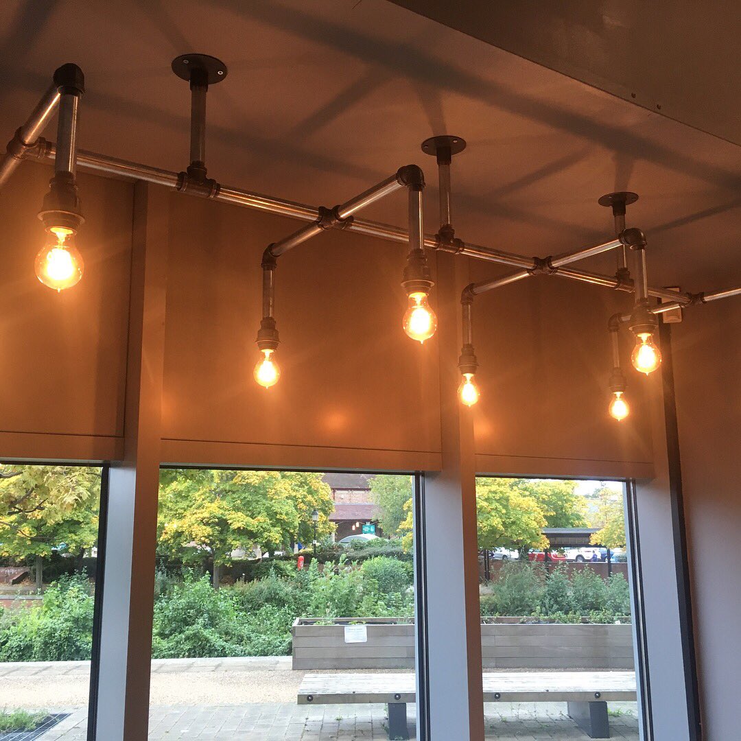 IndustrialWrks's tweet photo. New pipe light fitted @eatthebird! 
https://t.co/T5rItuinE6 #pipe #eatthebird #industrialdesign #pipelight #repurposed https://t.co/0dkA1lUonu