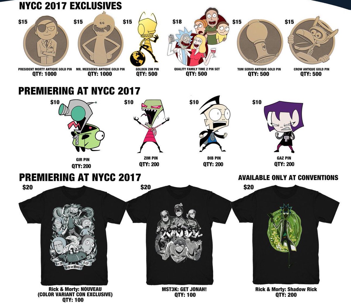 ZenMonkeyStudio's tweet photo. .@MST3K fans! Head on over to booth 1865 and grab con exclusive pins of Tom Servo and Crow at #NYCC! https://t.co/BLE75UgVrQ