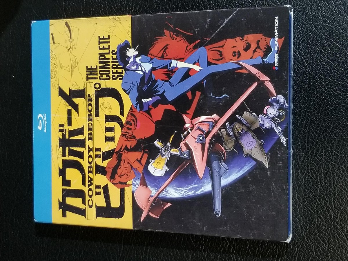 おたけ 北米版のカウボーイビバップが届いた 日本語音声にすると強制で英語 字幕出るけど個人的には気にならない 安いしディスク3枚に全部収まっているしでいいことづくめ