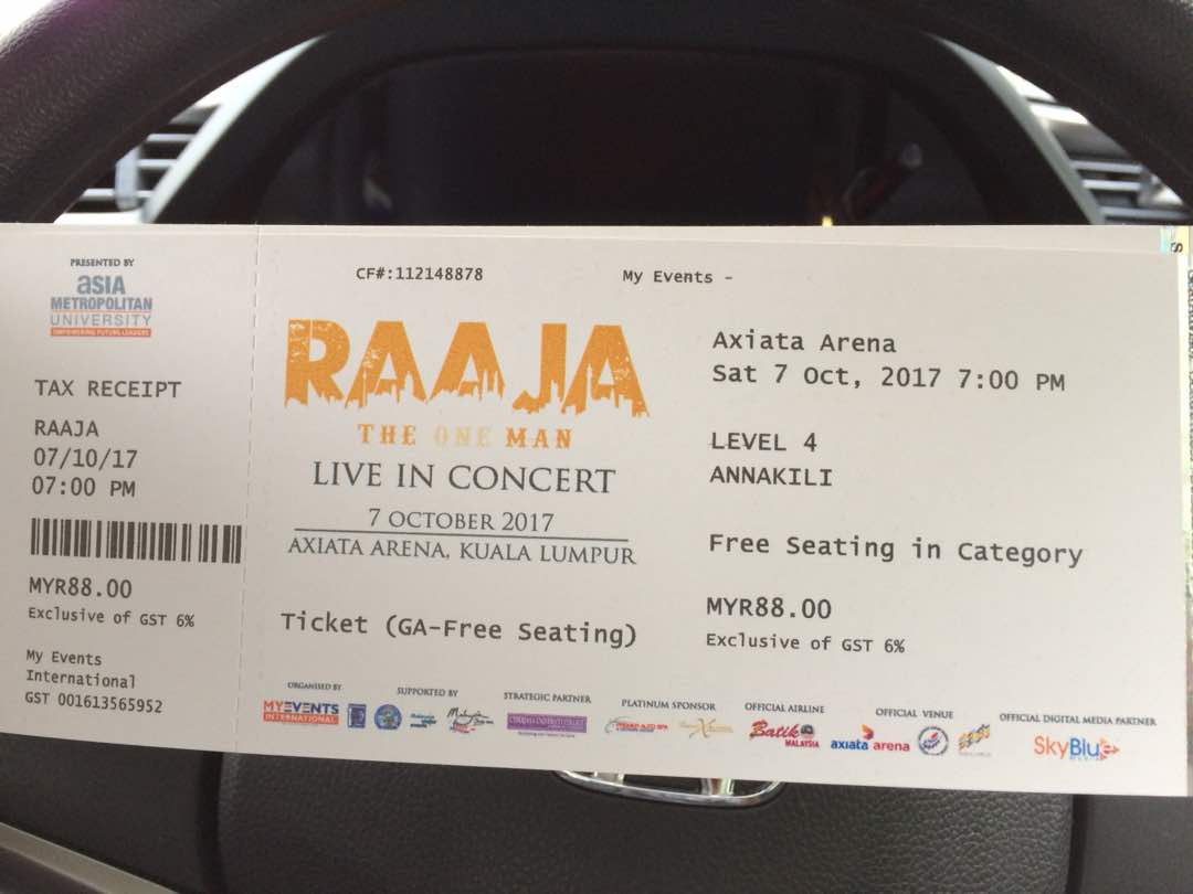 StevenRaj's tweet photo. #RaajaOneManShow at Axiata Arena, Bukit Jalil https://t.co/kjaERZ5RQN