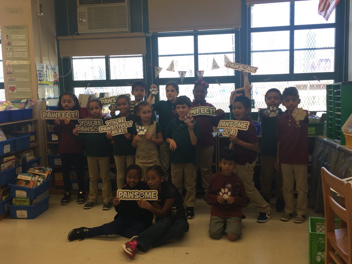 3-306 celebrates everyone reaching their Paw Bucks goal for September!!