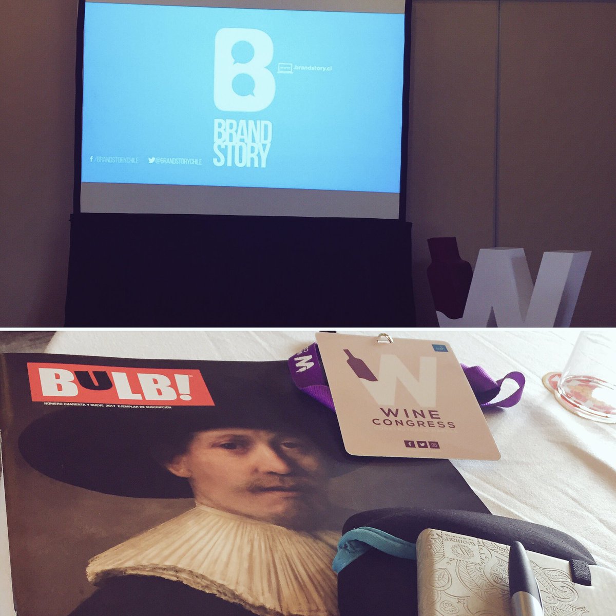 Iniciando super motivada esta mañana workshops en <a href="/WineCongress/">Wine Congress Chile</a> 🍷🤓📚📈