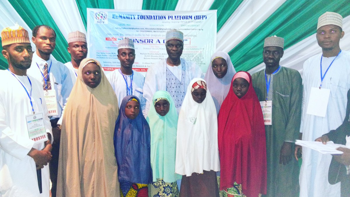 HF_Platform's tweet photo. The HFP 'Sponsor A Child' program in Kano https://t.co/syvkSDneRm