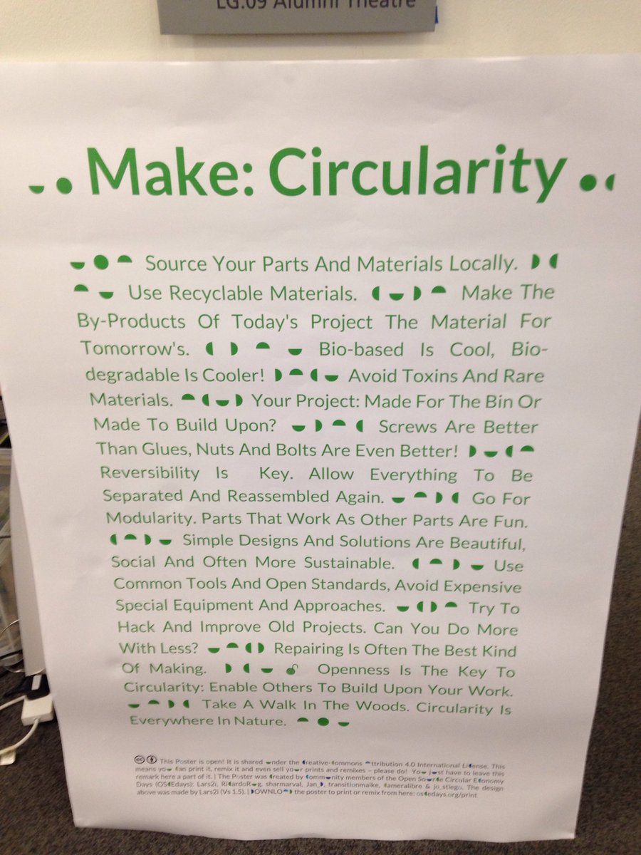 informetica_'s tweet photo. #Fixfest Make: Circularity https://t.co/JUvMLNn9tr