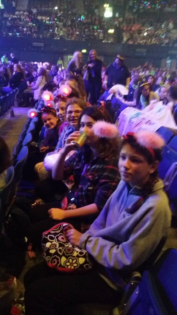 Block A, Row 10 at the #BigGig #girlguiding 😀 Bring it on !!