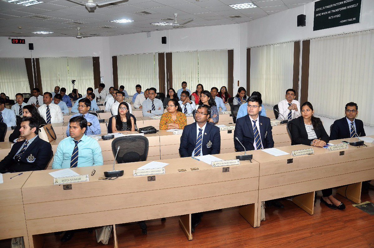 nacincbic's tweet photo. #IRS  68batch OTs underwent a highly enriching week-long training program @svpnpahyd  focussed on inter-service coordination. @bajaj_samir https://t.co/7FgD9qOh4C