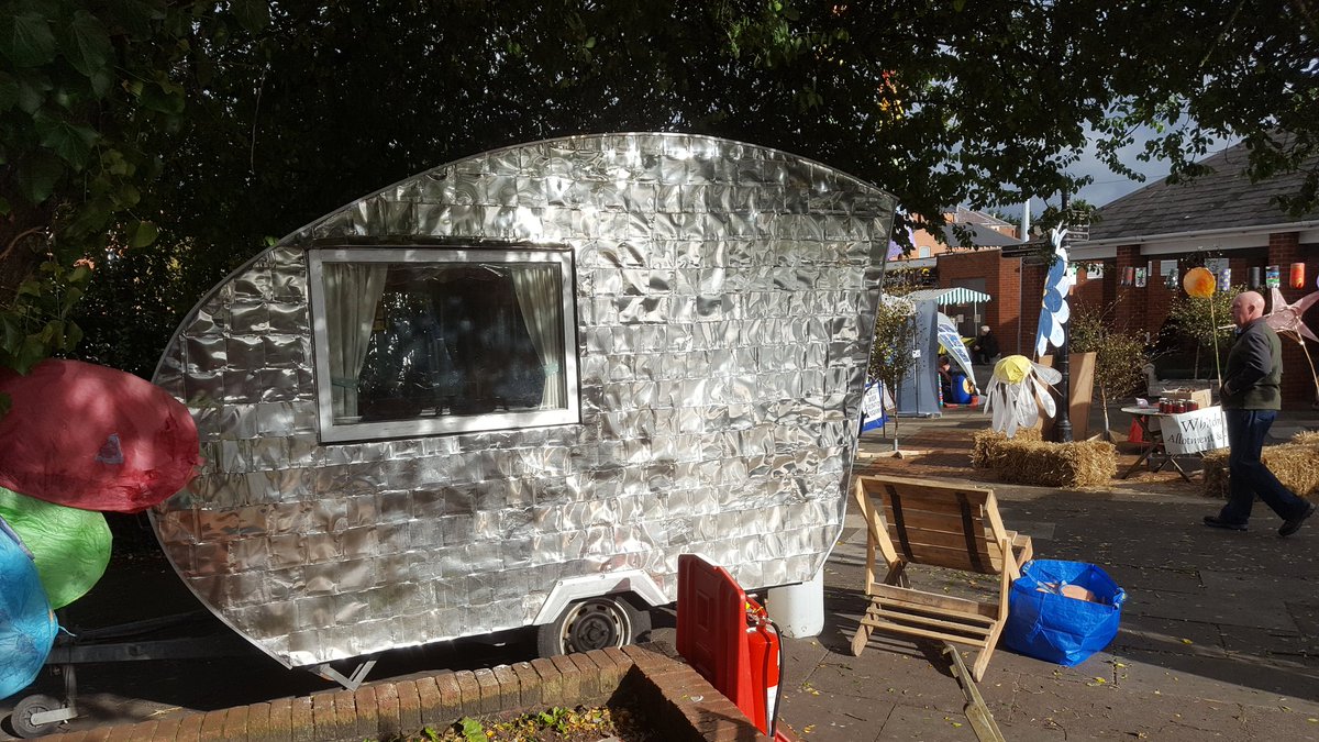 CarwynJonesAber's tweet photo. #caravan on tour Blackberry fair #whichurch https://t.co/iLPFUOboWk