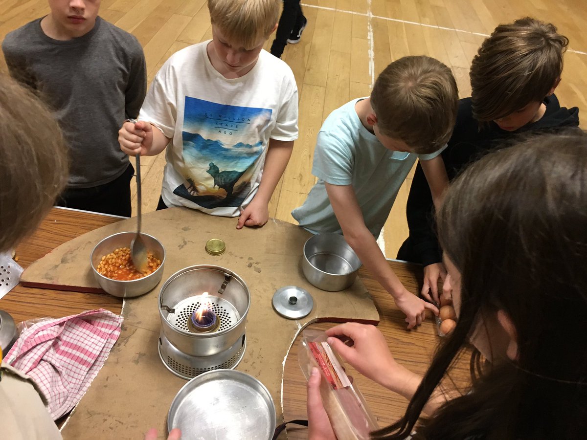 SamPooleScouts's tweet photo. My scouts had so much fun last night cooking on a trangia for the first time! One of them even made the leaders a cuppa T! #fun #adventure #iScout https://t.co/kuKLZ2UHEu