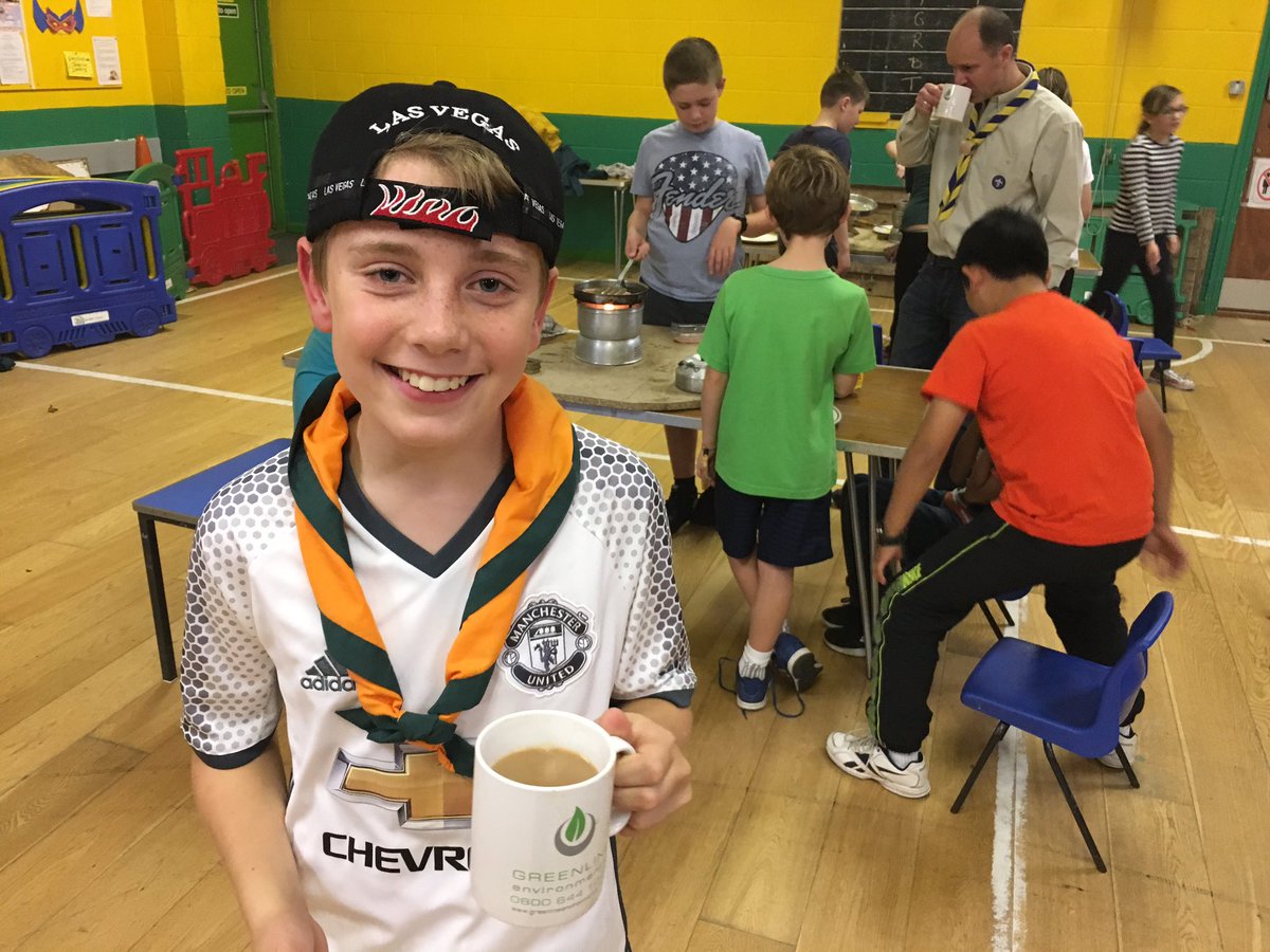 SamPooleScouts's tweet photo. My scouts had so much fun last night cooking on a trangia for the first time! One of them even made the leaders a cuppa T! #fun #adventure #iScout https://t.co/kuKLZ2UHEu