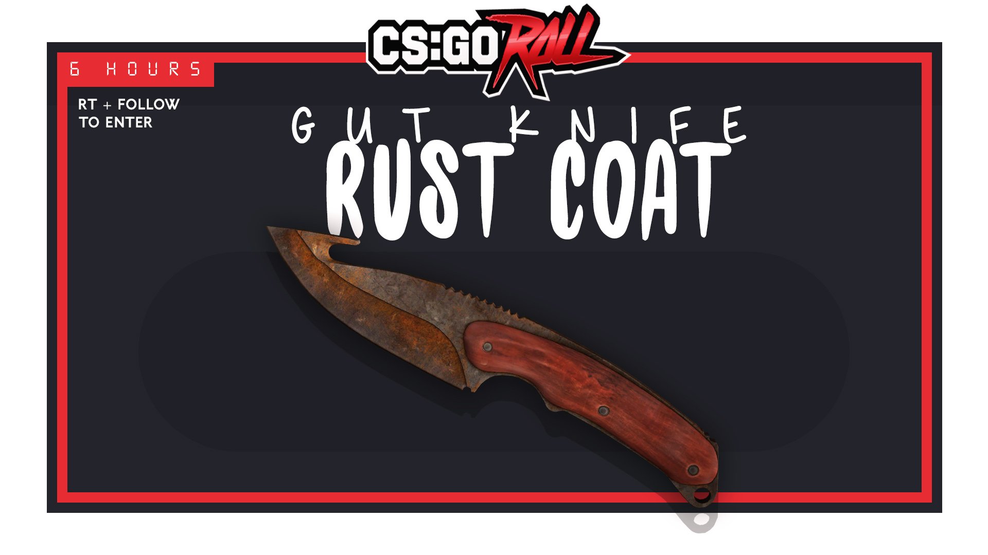 Gut knife rust coat battle scarred фото 2