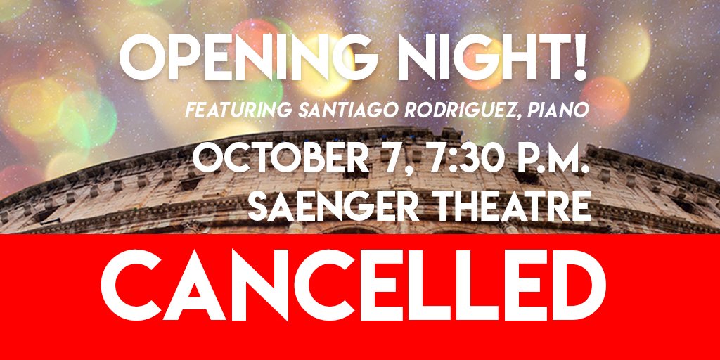 Opening Night CANCELLED. Working to reschedule.