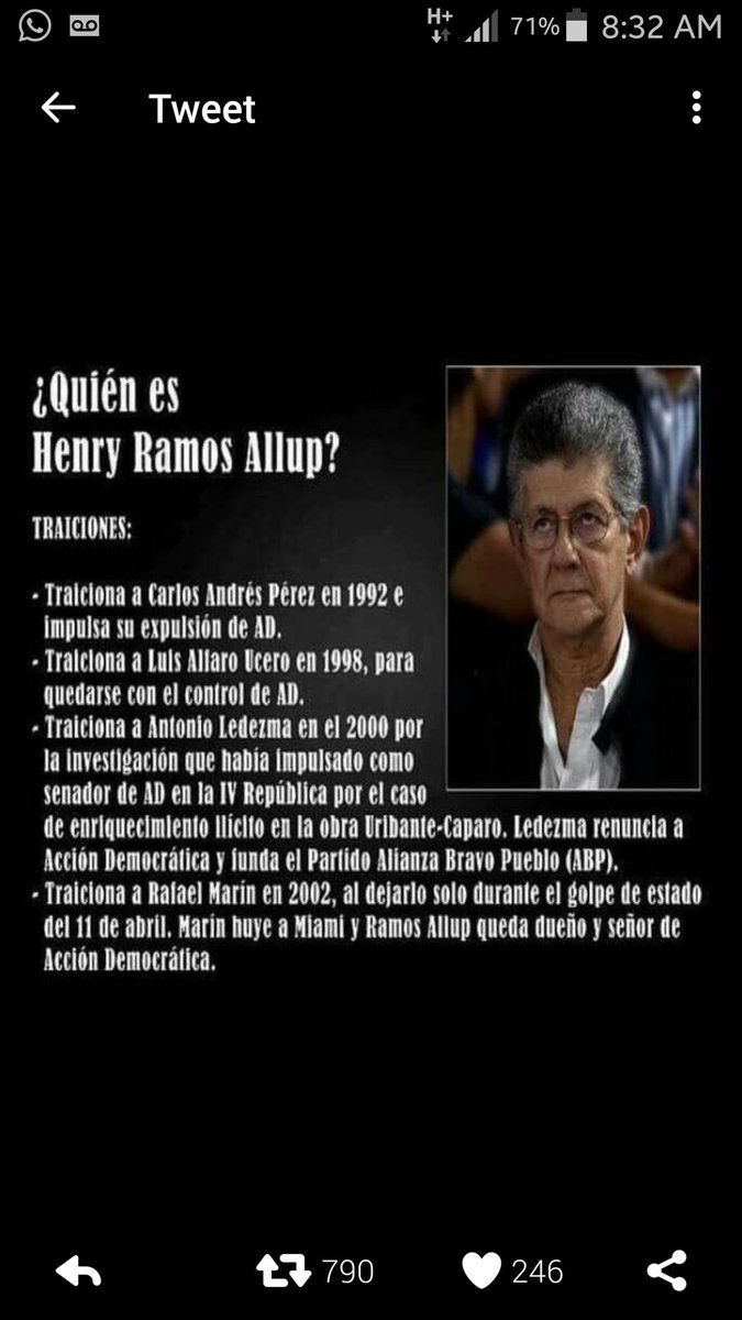 REALIDADES2015's tweet photo. Quien es ramos allup para las generaciones jóvenes y porque su puesto es vitalicio en ad https://t.co/kxnIj8SFah
