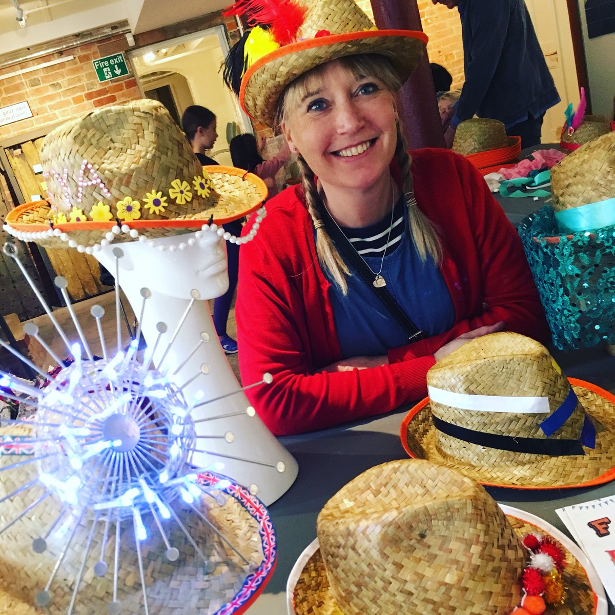 Get creative with our FREE hat making at John Bunyan Museum today with Anne Marie Stijelja. All ages welcome! #FunPalaces