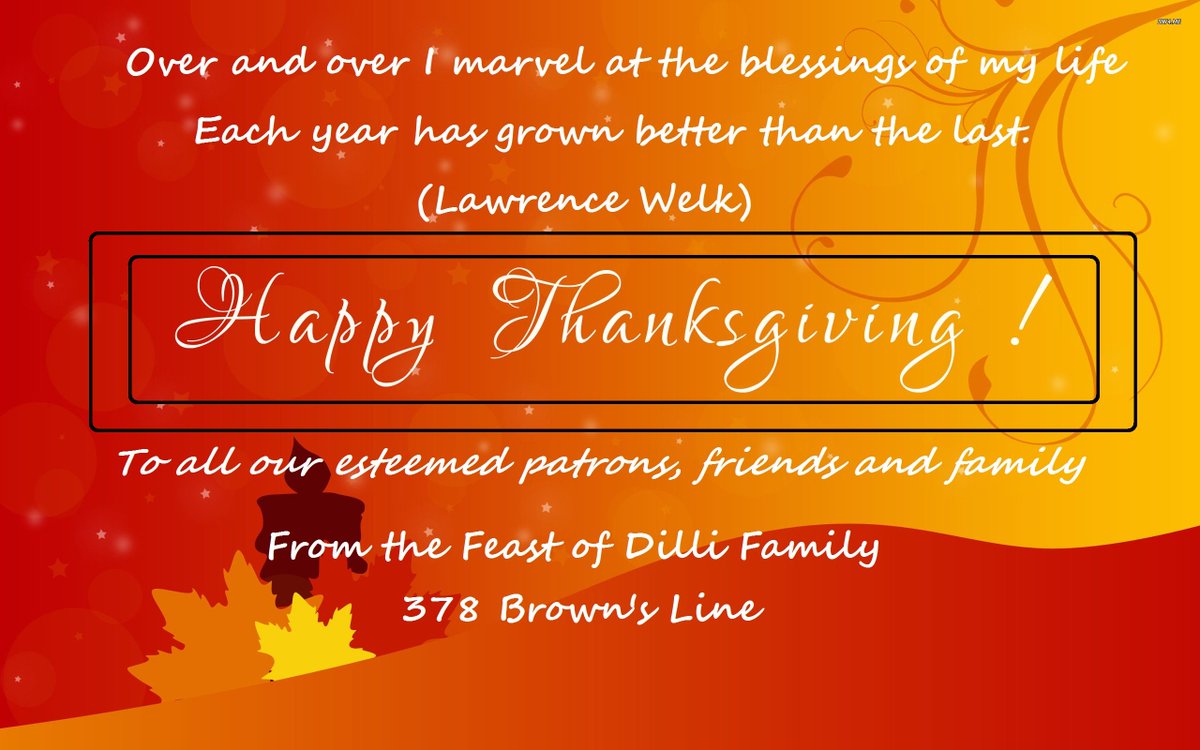 Happy Thanksgiving to all !!!