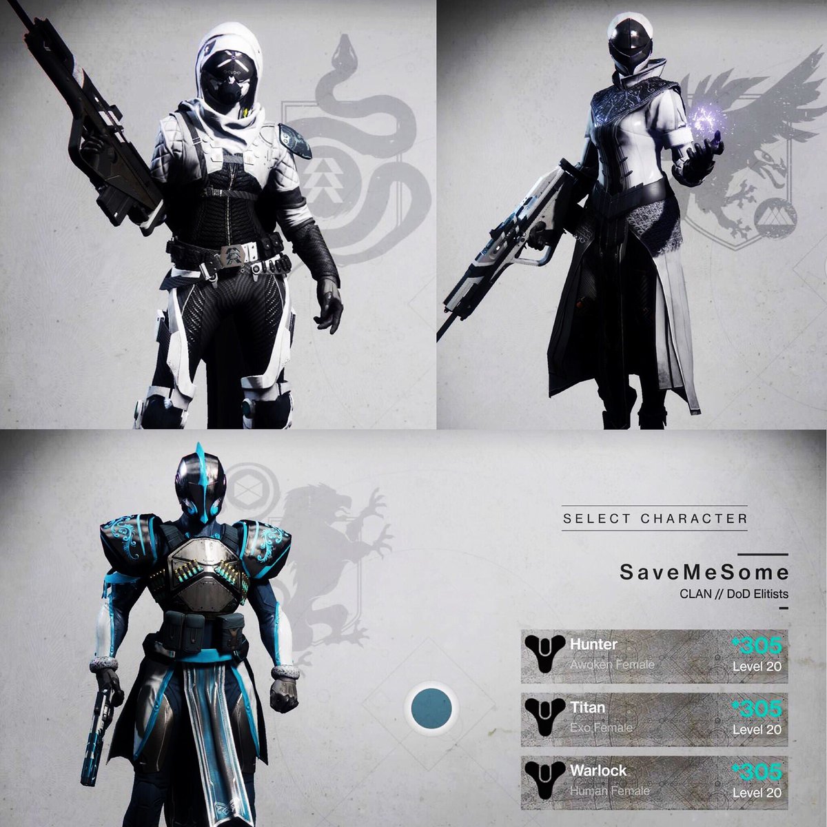 Save_Me_Some's tweet photo. #TFW All your #Destiny2 characters are comfortably at max level... @Bungie @DoDElitists @dadsofdestiny https://t.co/wMHJaGMFHb