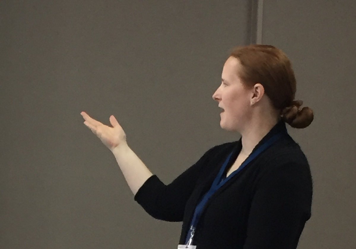 EDevaluator's tweet photo. Jessica Croson: Majority of #STEM participants graduating went into STEM undergraduate programs #CreateVB17 https://t.co/D2Xglwq8aS