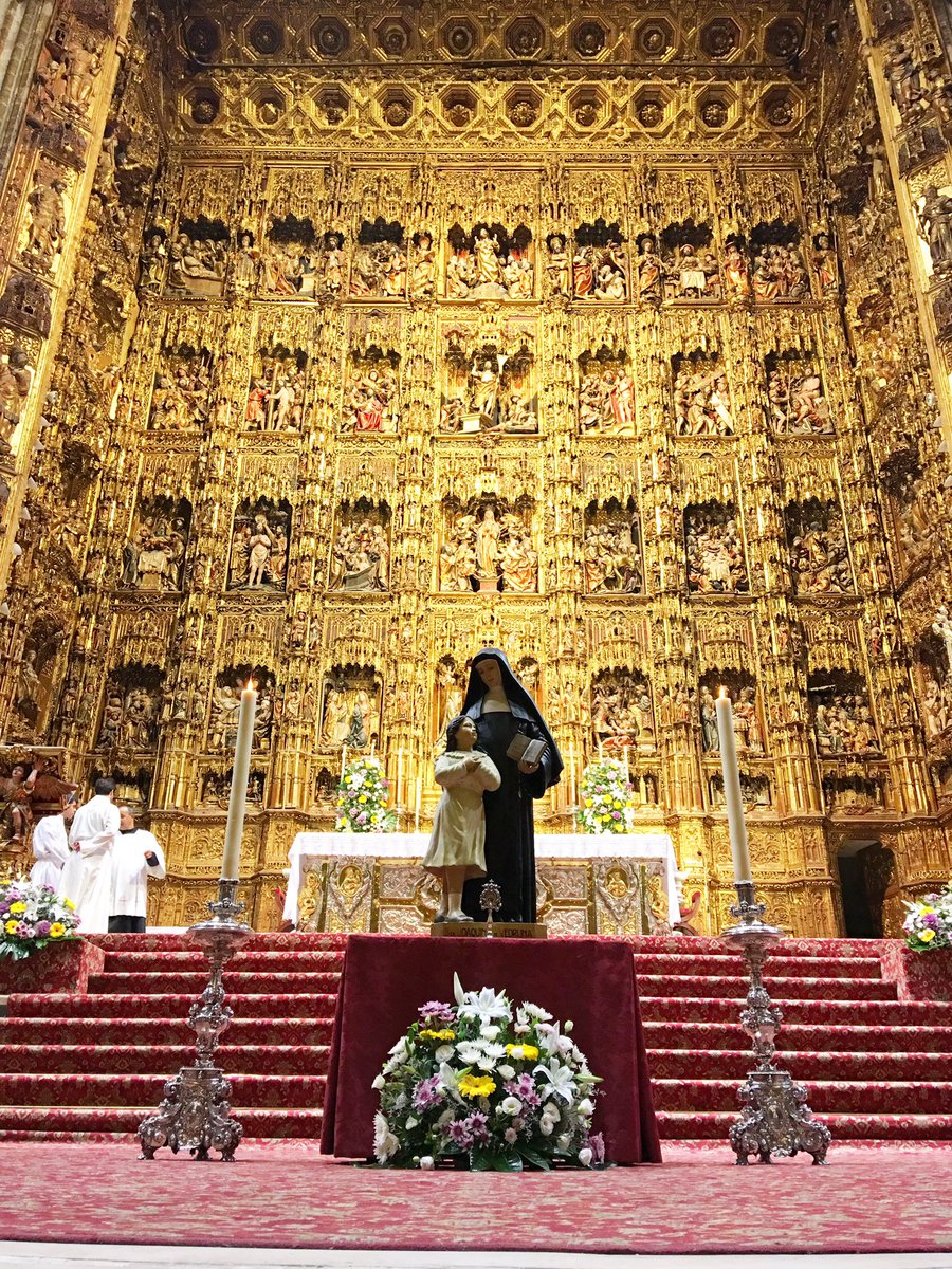 VedrunaNervion's tweet photo. Ayer culminamos la conmemoración de nuestro #50aniversario con una Eucaristía de acción de gracias en La Catedral de Sevilla #inolvidable https://t.co/BXDUJVBSwl