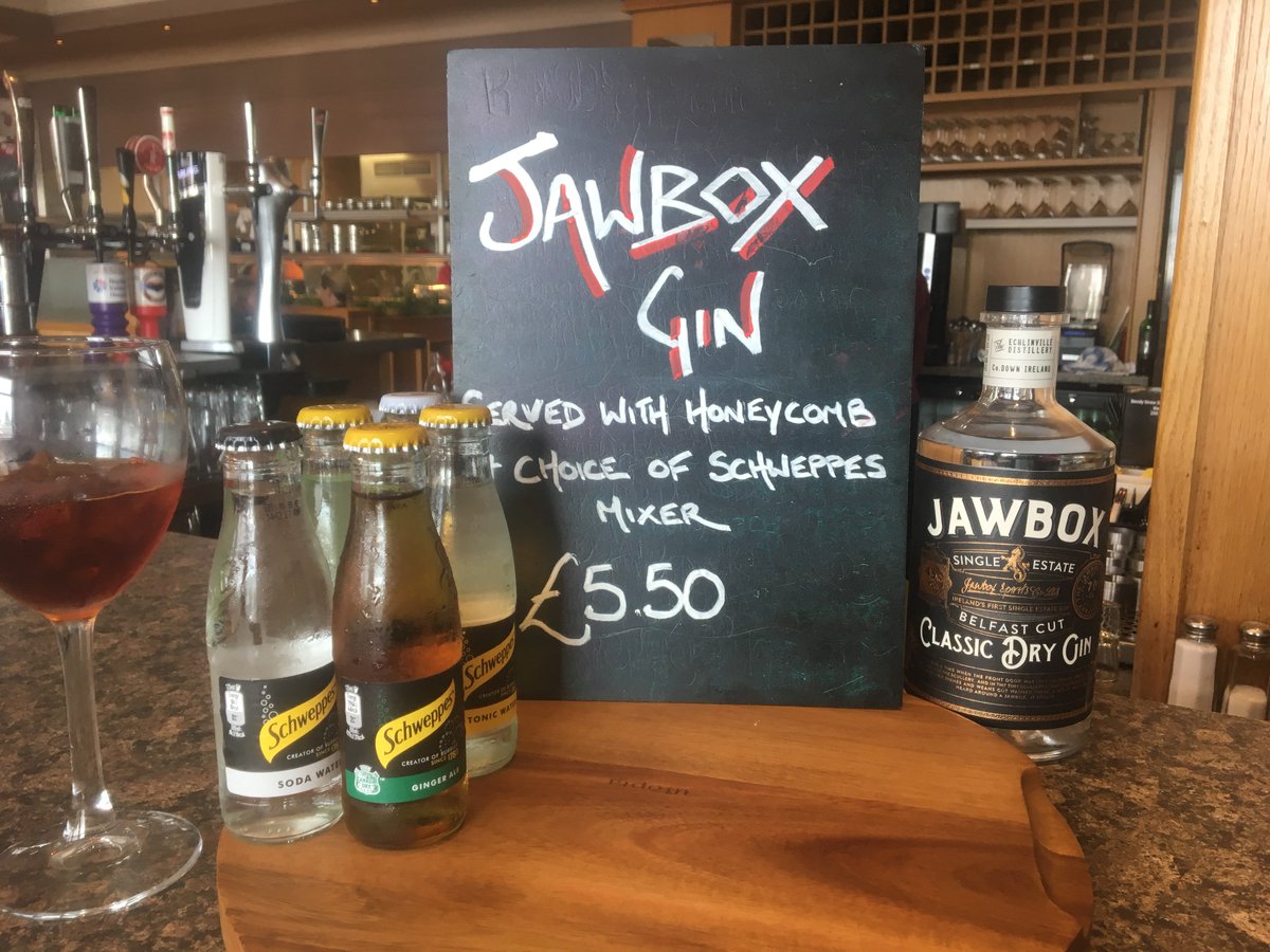 RedzRestaurant's tweet photo. Jawbox Gin is still on our menu, served with Honeycomb and your choice of Schweppes mixer :) https://t.co/0r6mpnjJNK