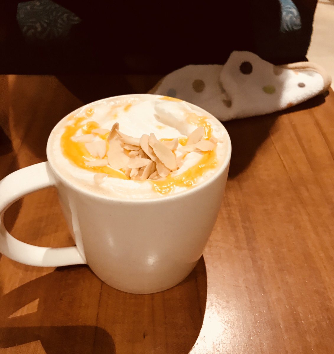 shreepositive's tweet photo. @StarbucksIndia Just tried the saffron truffle! Honest advice stick to traditional coffee plz don’t experiment! https://t.co/Nz83483LRH