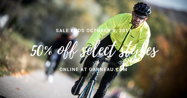 Happy #Thanksgiving Canada! It's the perfect time to gear-up for post-turkey #fallcycling with our 50%-off sale: bit.ly/2xps1e4