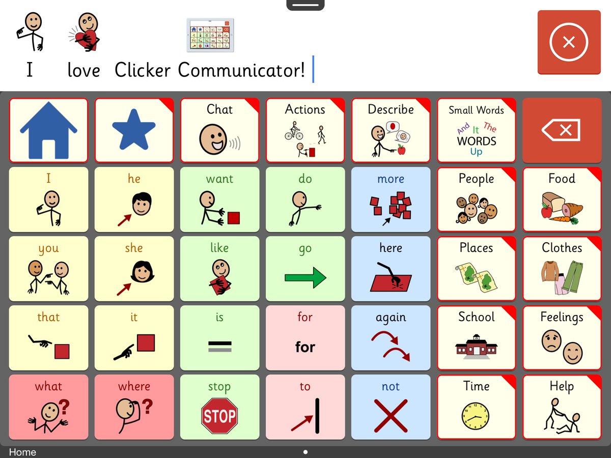 cricksoftevents's tweet photo. Clicker Communicator is the child-friendly #AAC app that gives a voice to learners with speech &amp; language difficulties – #P31 #TesSenShow https://t.co/35jxHUleOb