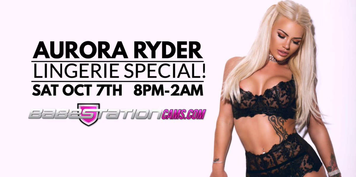 📅 Tonight!
⏰ 8pm - 2am
👧 @AuroraRyder 
❓ Sexy Lingerie Special!
🖥️ https://t.co/QL3uLDpJ7A https://t.co/vCydnzaUBB