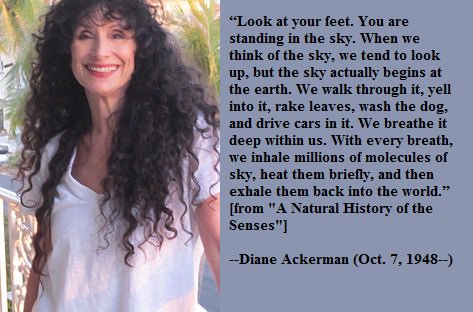 Happy birthday, Diane Ackerman! 