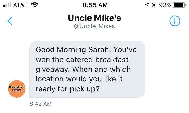 koobs83's tweet photo. For all the hard work, dedication, &amp; for making a difference every day, we deserve some yummy treats! Thank you @Uncle_Mikes! @GoStockbridge https://t.co/lZ0rdqFVmt