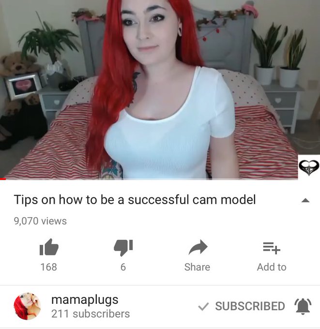 Watch mamaplugs's leaked NSFW photo on TwXstars