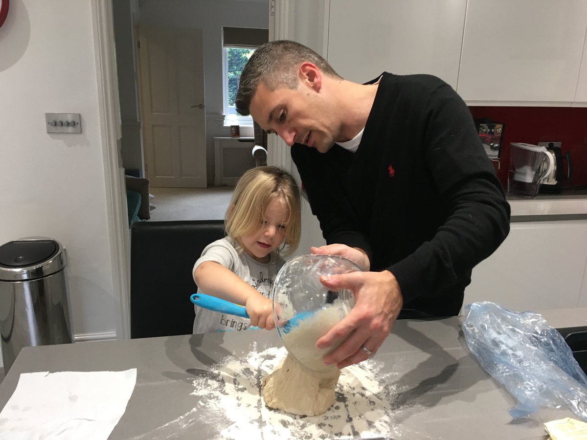 mattduffyuk's tweet photo. Bread making with Cara! #weekendfamilytime https://t.co/pGx81hK2HB