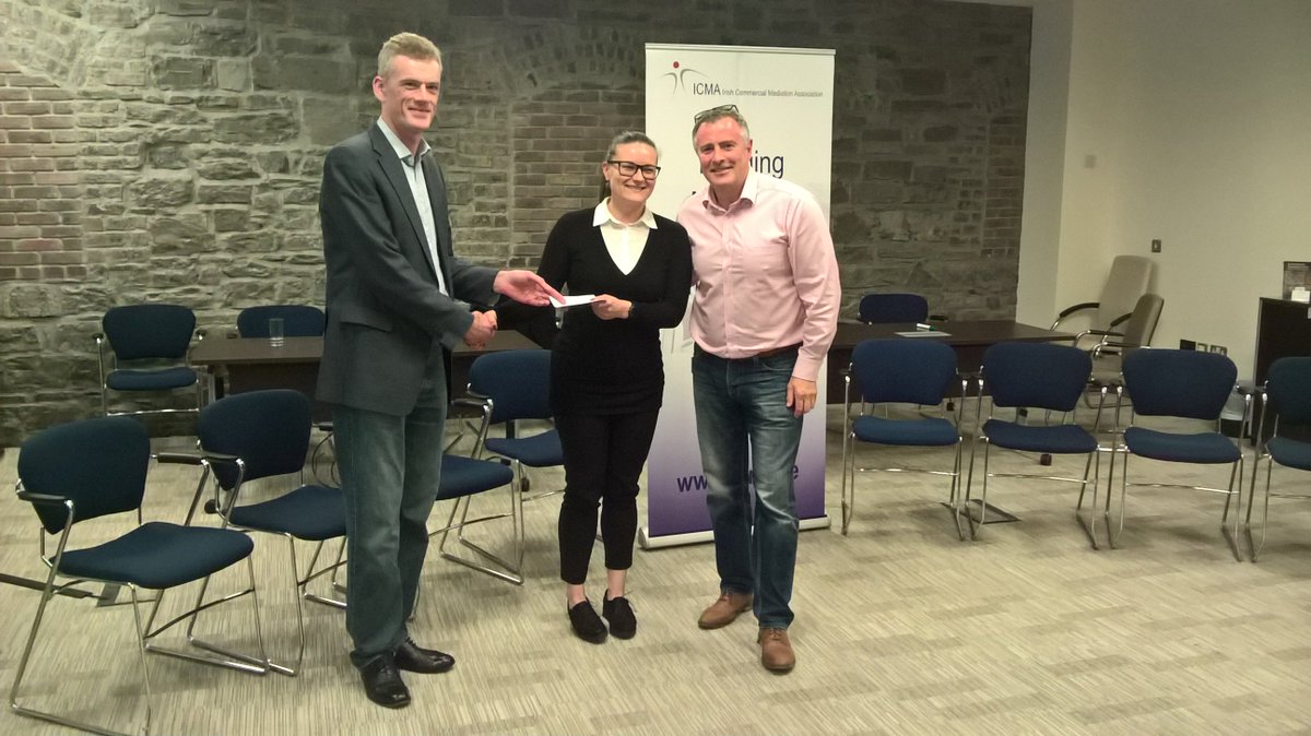 MediationWeekIE's tweet photo. Congratulations to the winners of the 2017 All-Ireland Young Mediators Competition:
1. Oksana Kokaylo
2. Karolina Rozhnova
3. Bridget Howard https://t.co/emUfZ99Hnd