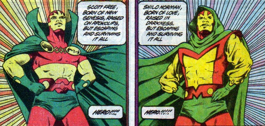 ShiloNorman's tweet image. @MisterMiracleII @ScottFreeNewGod gifted the Mister Miracle title to Shilo &amp;amp; gave Shilo His @MotherBox_ to augment Shilo's suit's circuitry.