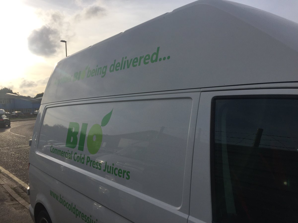 BIOPRESSJUICER's tweet photo. OUR NEW BIO DELIVERY VAN https://t.co/YsR7Gdez0X