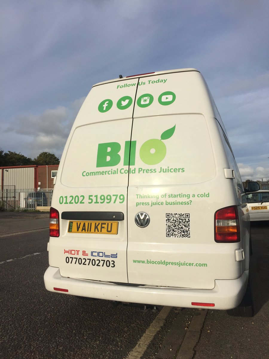 BIOPRESSJUICER's tweet photo. OUR NEW BIO DELIVERY VAN https://t.co/YsR7Gdez0X