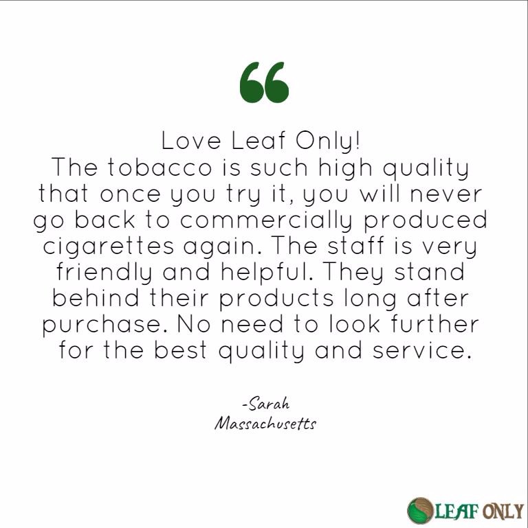 cigars_boutique's tweet photo. π Once your try #LeafOnly, it'll be your one & only! Thank you for the great review, Sarah! π #CustomerService #Tobacco #Cigars π https://t.co/WKaZfP5l8a