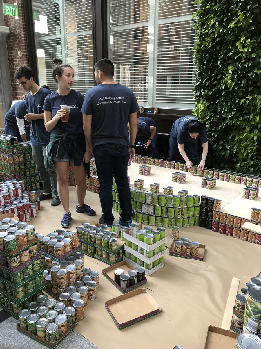 LisaBrothers's tweet photo. @CanstructionBOS #funatnitsch @nitscheng building our structure for a good cause ... final pic later!!! Go team!! https://t.co/L5S6bKthrK