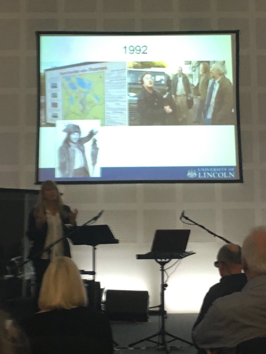 MatthewPope's tweet photo. Now @CarenzaLewis on public and community Archaeology. 1992 was also the first Pilot of Time Team #CBA25 https://t.co/sjd91uS78j
