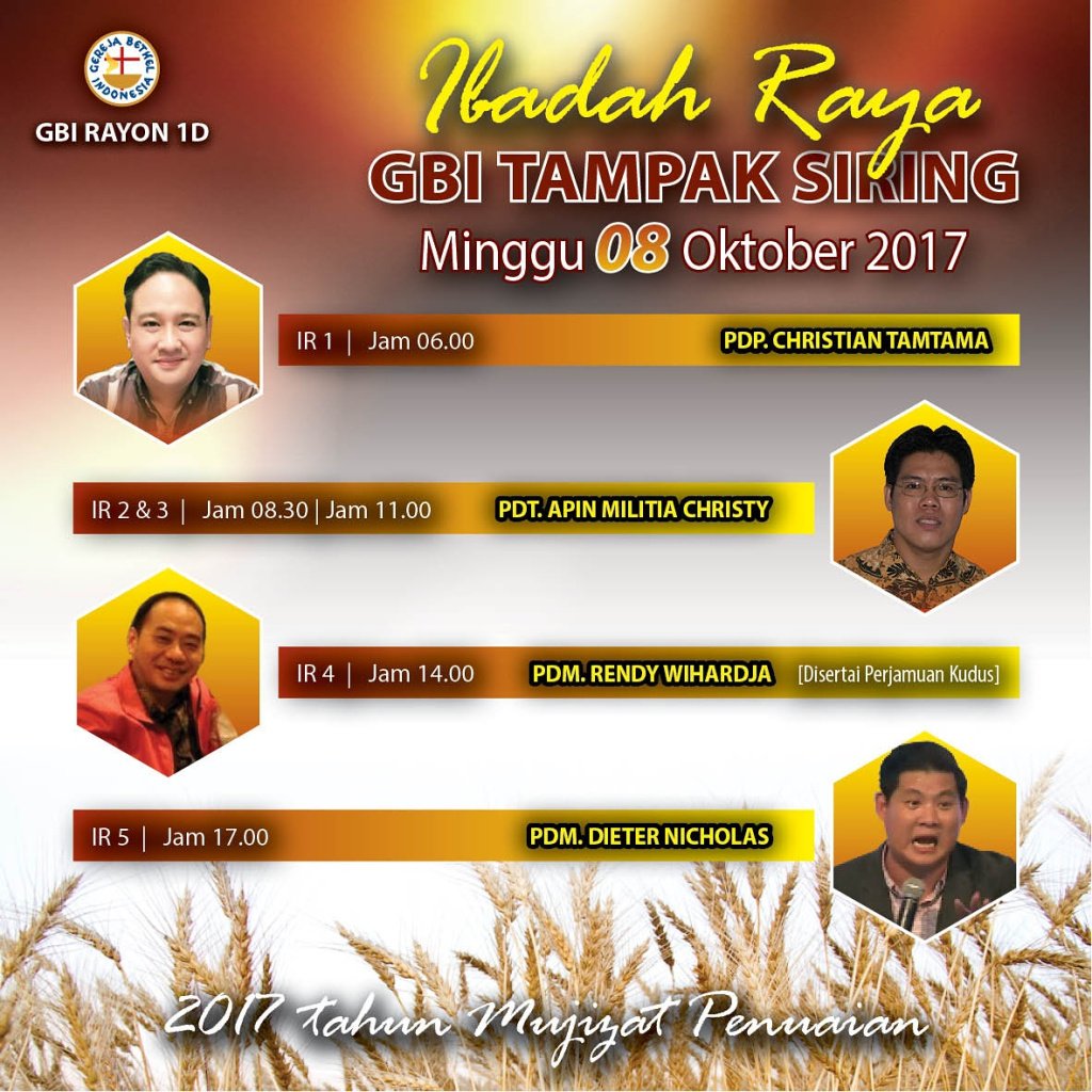 Pembicara Ibadah Raya – 08 Okt 2017 gbitampaksiring.wordpress.com/2017/10/07/pem…