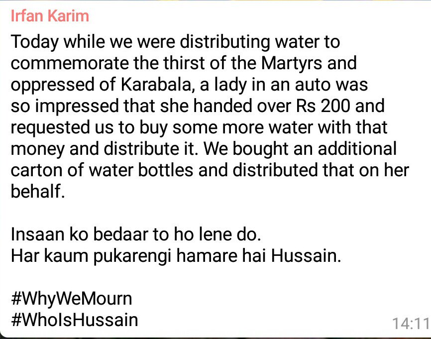IrfanKarim110's tweet photo. #WhyWeMourn
#whoishussain https://t.co/DJsVsoU48J